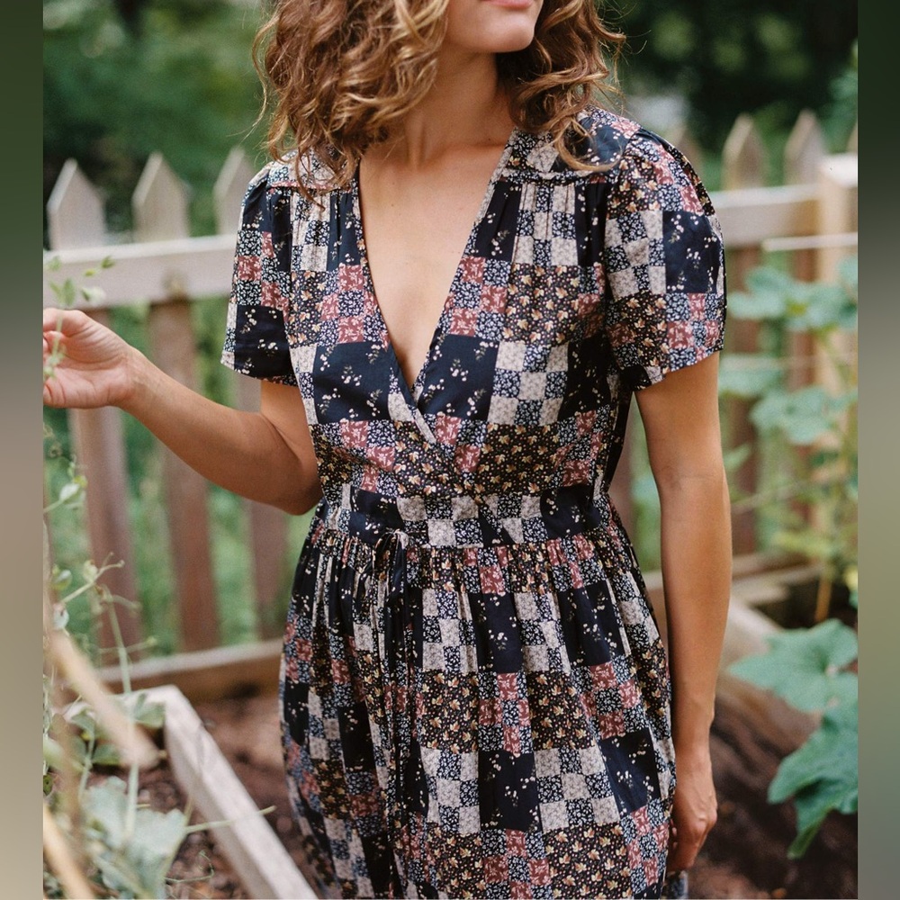 Christy Dawn Dawn Dress in Harvest Patchwork